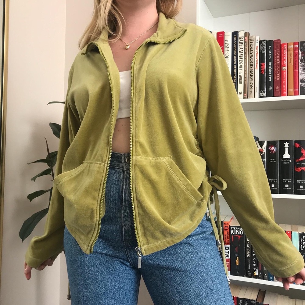 Velvet sporty jacket